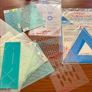 Quilting Stencil Set with Templates